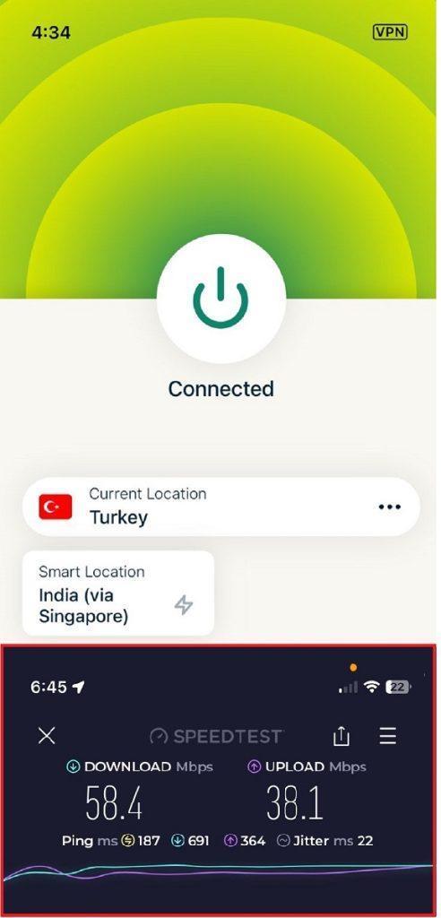 Turkey - Tested on iPhone
