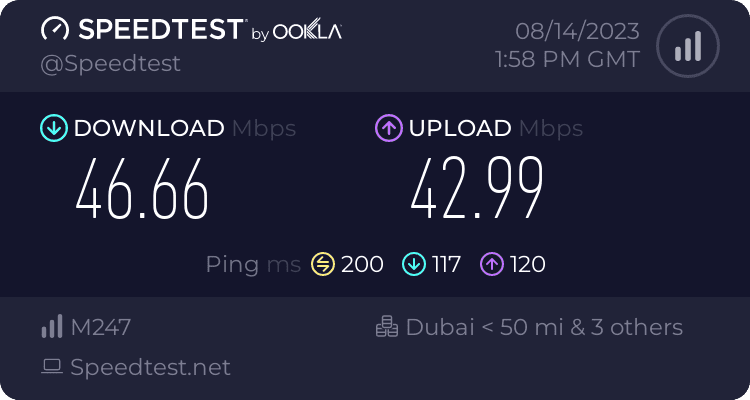 PIA Server Dubai